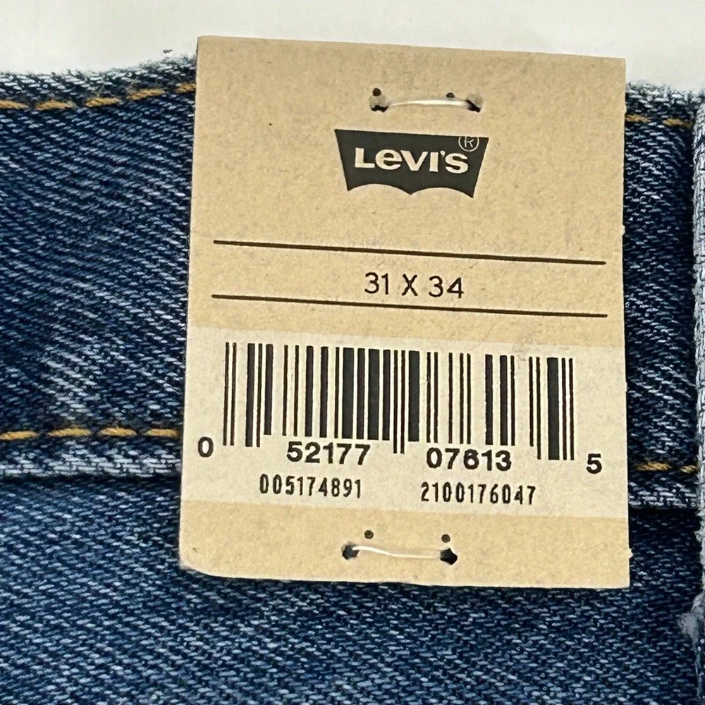 Levi's 517 Bootcut Jeans Mens 31x34 Blue Medium Wash Cotton Denim Cowboy NEW